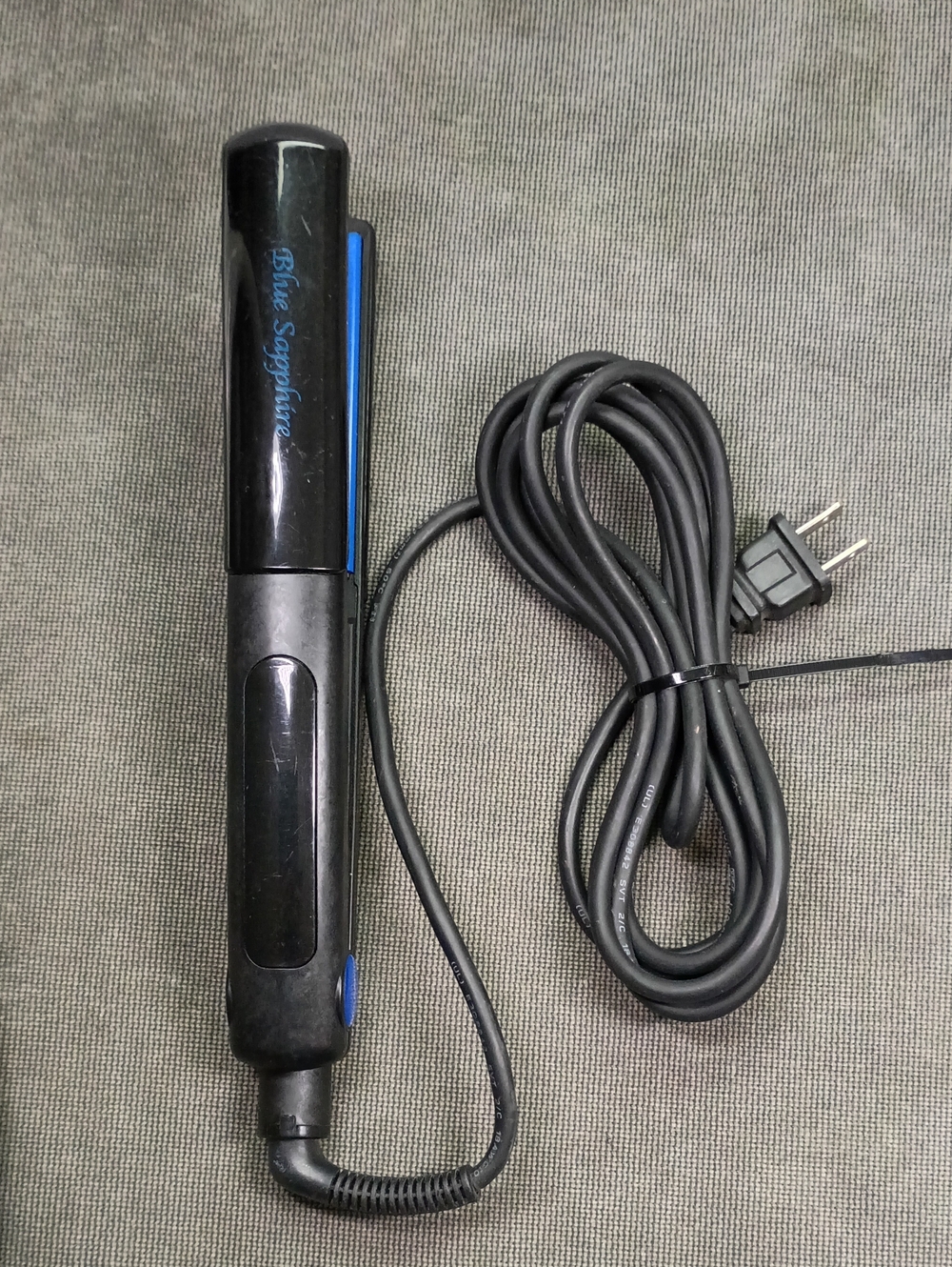 Blue Sapphire Flat Iron Hair Straightener Up To 420° Made In Korea